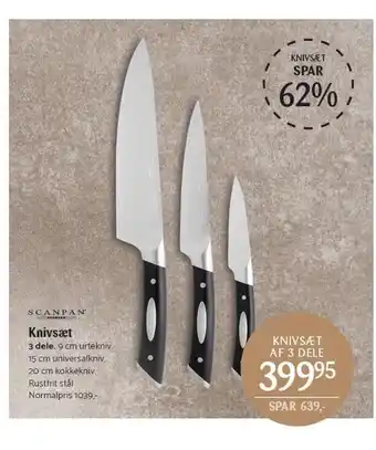 Kop & Kande Knivsæt tilbud
