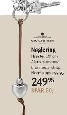 Kop & Kande Nøglering tilbud