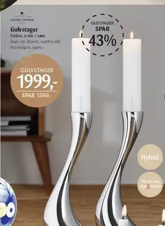 Kop & Kande Gulvstager tilbud