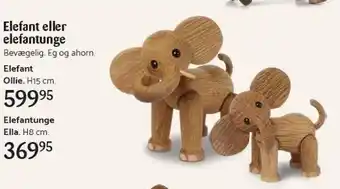 Kop & Kande Elefant eller elefantunge tilbud