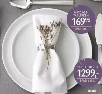 Kop & Kande Middagstallerken tilbud
