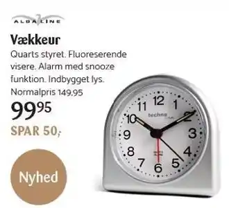 Kop & Kande Albaline vækkeur tilbud