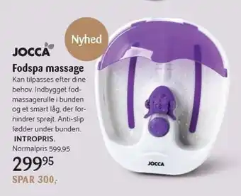 Kop & Kande Jocca fodspa massage tilbud