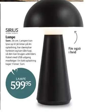Kop & Kande Lampe tilbud