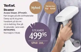 Kop & Kande Tefal steamer tilbud