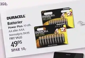 Kop & Kande Duracell batterier tilbud