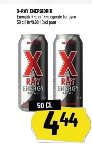Løvbjerg X-ray energidrik tilbud