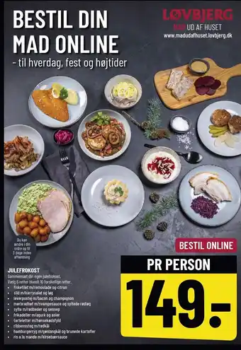 Løvbjerg Julefrokost tilbud