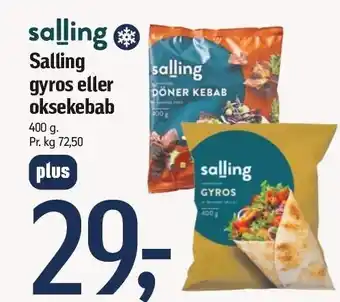 Føtex Salling gyros eller oksekebab tilbud