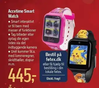 Føtex Accutime smart watch tilbud