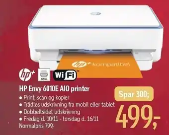 Føtex Hp envy 6010e aio printer tilbud