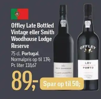 Føtex Offley late bottled vintage eller smith woodhouse lodge reserve tilbud