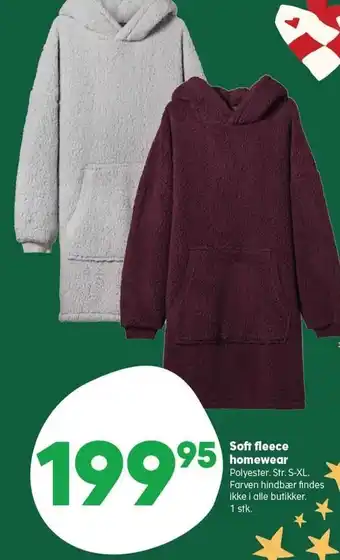 Kvickly Soft fleece homewear tilbud