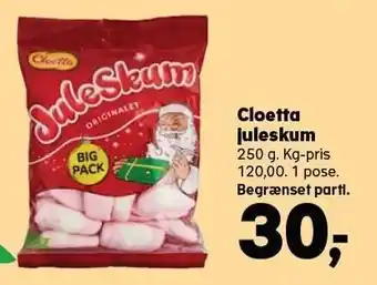 Cloetta juleskum