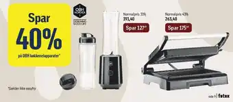 Føtex Spar 40% på obh køkkenelapparater tilbud
