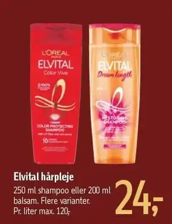 Føtex Elvital hårpleje tilbud