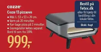 Føtex Cozze 13 pizzaovn tilbud