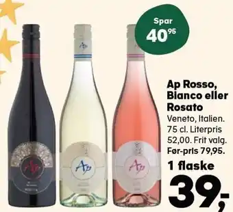 Kvickly Ap rosso, bianco eller rosato tilbud