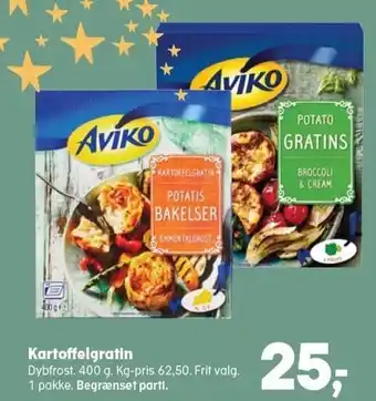 Kvickly Kartoffelgratin tilbud
