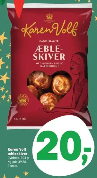 Kvickly Karen volf æbleskiver tilbud