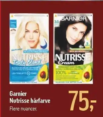 Føtex Garnier nutrisse hårfarve tilbud