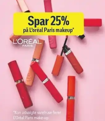 Føtex Spar 25% på l'oréal paris makeup tilbud