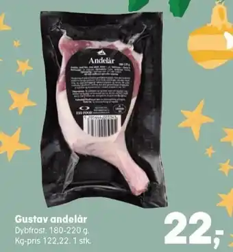 Kvickly Gustav andelår tilbud