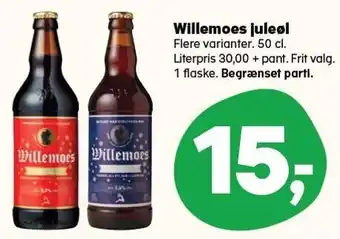 Kvickly Willemoes juleøl tilbud