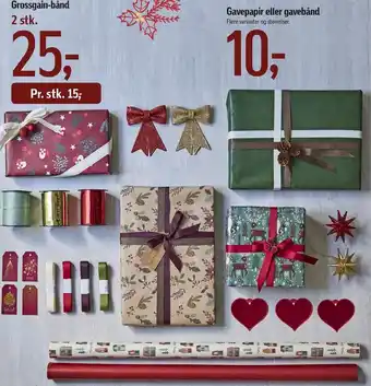 Føtex Gavepapir eller gavebånd tilbud