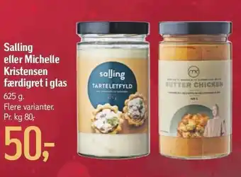 Føtex Salling eller michelle kristensen færdigret i glas tilbud