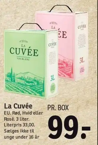 SPAR La cuvée tilbud