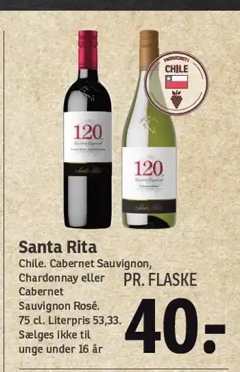 SPAR Santa rita tilbud