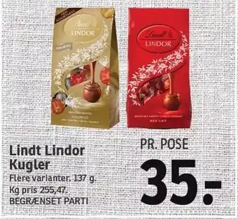 Lindt lindor kugler