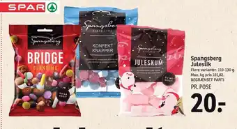 SPAR Spangsberg juleslik tilbud
