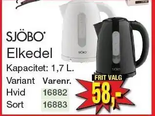 Harald Nyborg Elkedel tilbud