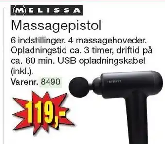 Harald Nyborg Massagepistol tilbud