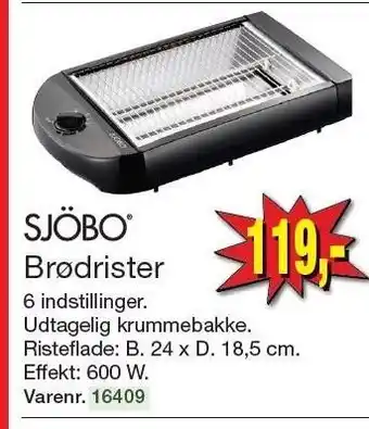 Harald Nyborg Brødrister tilbud