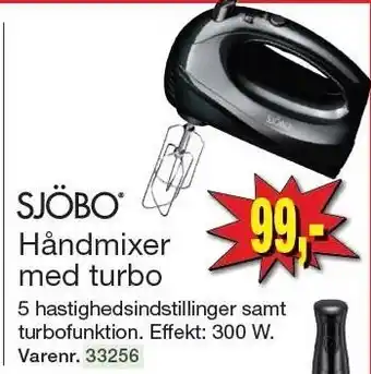 Harald Nyborg Håndmixer med turbo tilbud