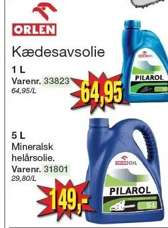 Harald Nyborg Kædesavsolie tilbud
