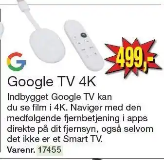 Harald Nyborg Google tv 4k tilbud