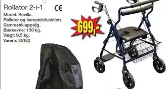 Harald Nyborg Rollator 2-i-1 tilbud