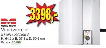 Harald Nyborg Vandvarmer tilbud