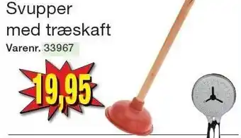 Svupper med træskaft