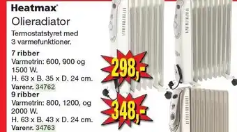 Harald Nyborg Heatmax olieradiator tilbud