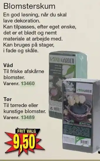 Blomsterskum