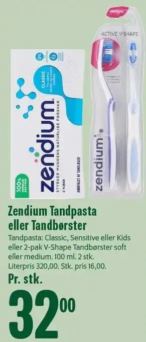 Zendium tandpasta eller tandbørster