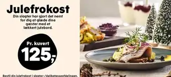 SuperBrugsen Julefrokost - pris pr. person tilbud