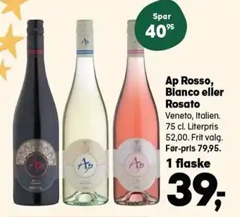 Ap rosso bianco eller rosato