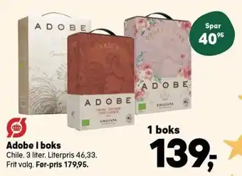 SuperBrugsen Adobe i boks tilbud