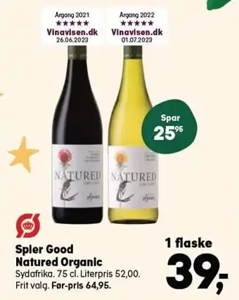 SuperBrugsen Spier good natured organic tilbud